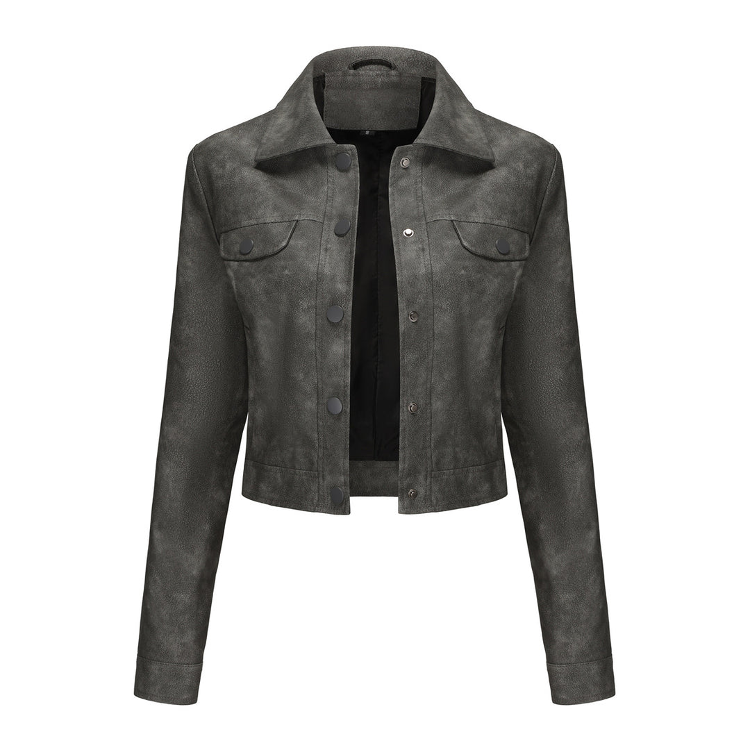 Damen modische kurz geschnittene jacke EB