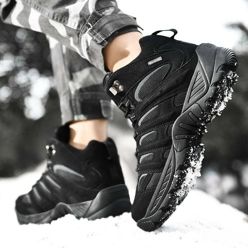 Damen Hochwertige Wanderstiefel mit rutschfester Profilsohle EB