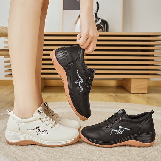Damen modische Komfort-Sneaker mit orthopädischer Unterstützung und rutschfester Sohle EB
