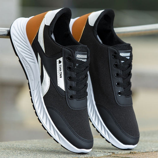 Damen Sportliche Lauf-Sneaker mit atmungsaktiver Oberflächenstruktur und starker Dämpfung EB