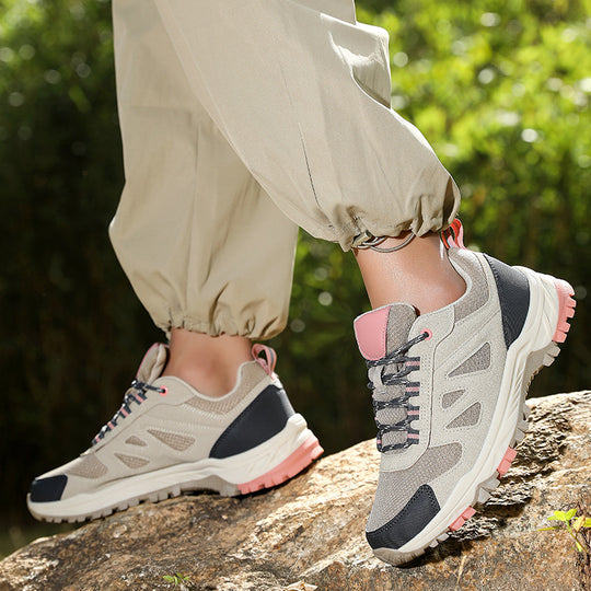 Damen Wander- und Freizeitschuhe mit rutschfester Profilsohle EB