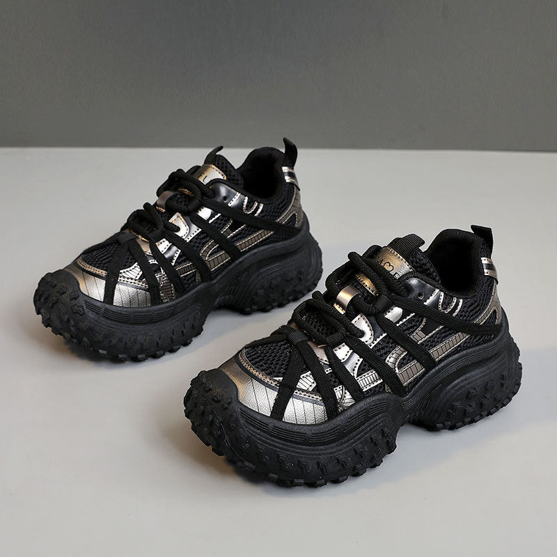 Damen Sportliche Multifunktionssneaker mit rutschfester Sohle und atmungsaktivem Obermaterial EB