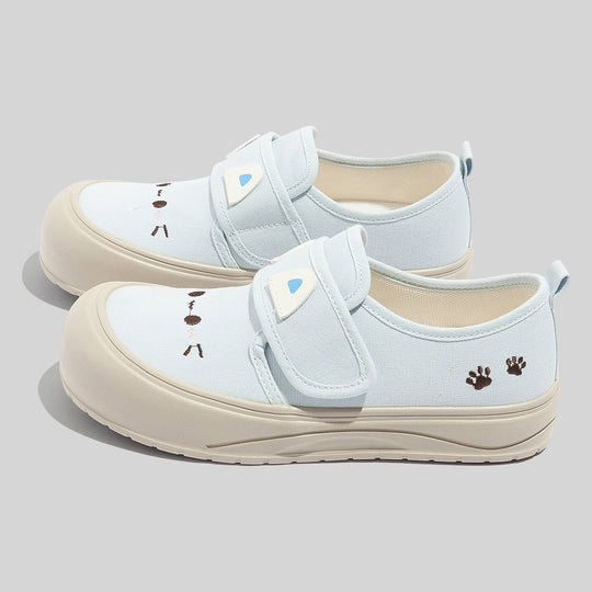 Damen Freizeitschuhe mit praktischer Klettverschlusstechnik und tierischem Motiv EB