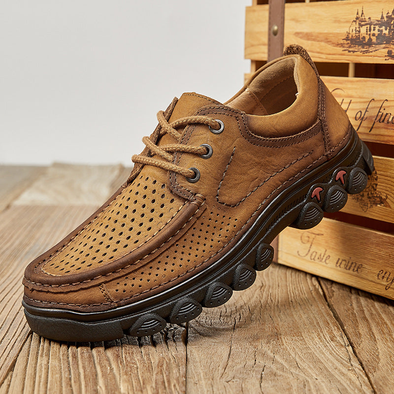 Herren Komfortable Schnürschuhe mit luftdurchlässigem Obermaterial EB