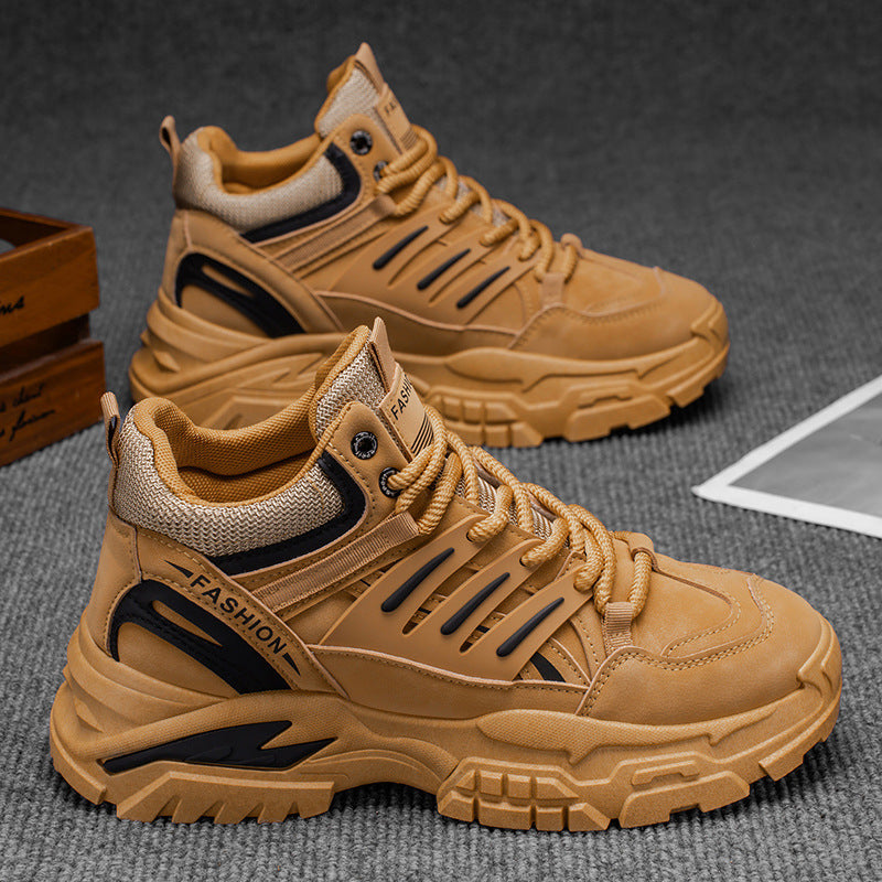 Damen Hochtop Sneakers mit robustem Design und stylischem Mesh-Einsatz EB