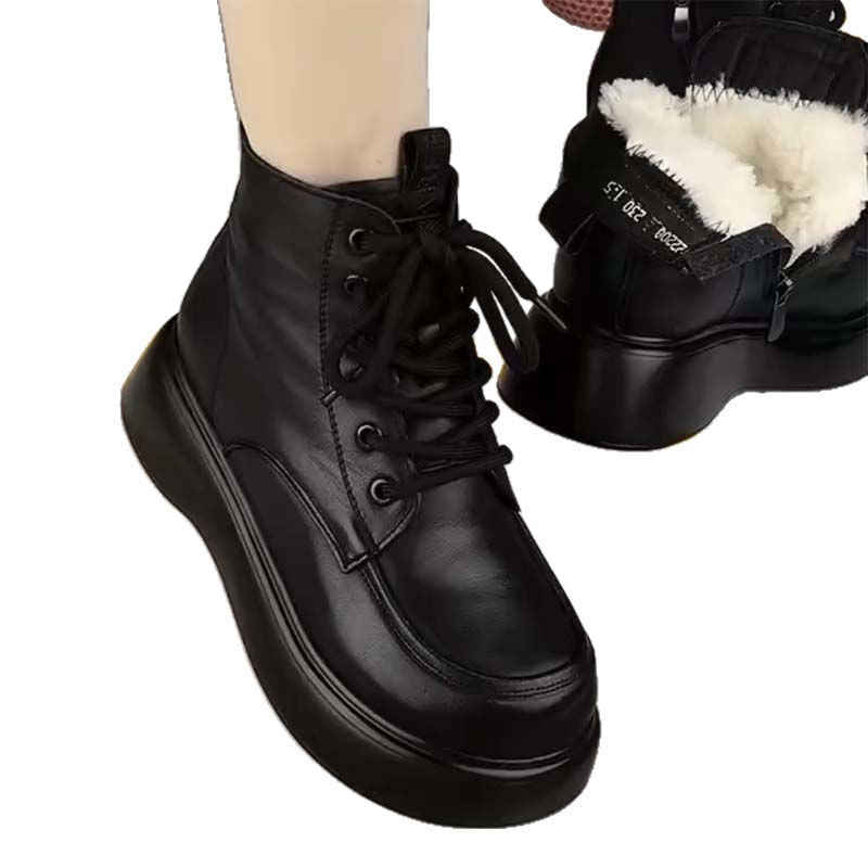 Damen Sportliche Winterstiefel mit warmem Futter und rutschfester Sohle EB