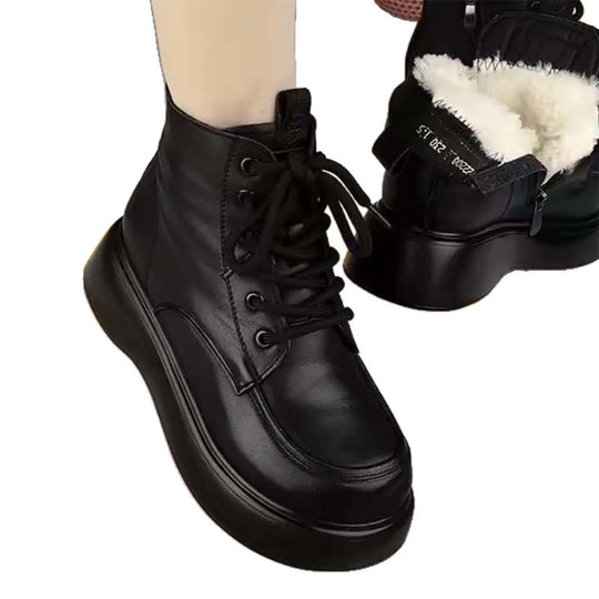 Damen Sportliche Winterstiefel mit warmem Futter und rutschfester Sohle EB