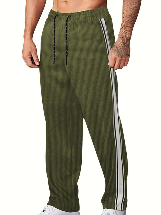 Herren komfortable Freizeithose mit seitlichem Streifen EB