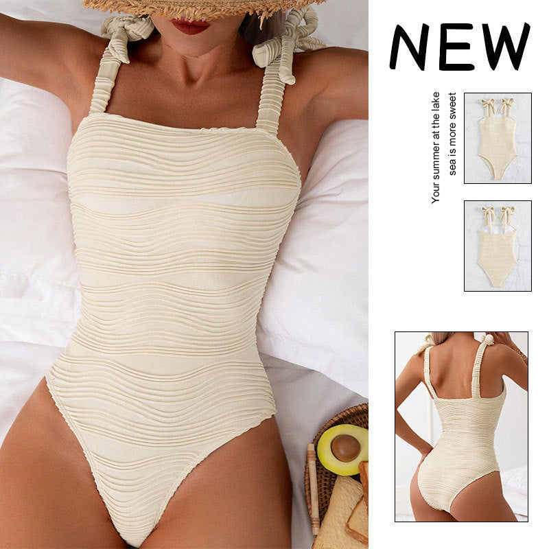 Damen Luxuriöser Rüschen-Badeanzug EB