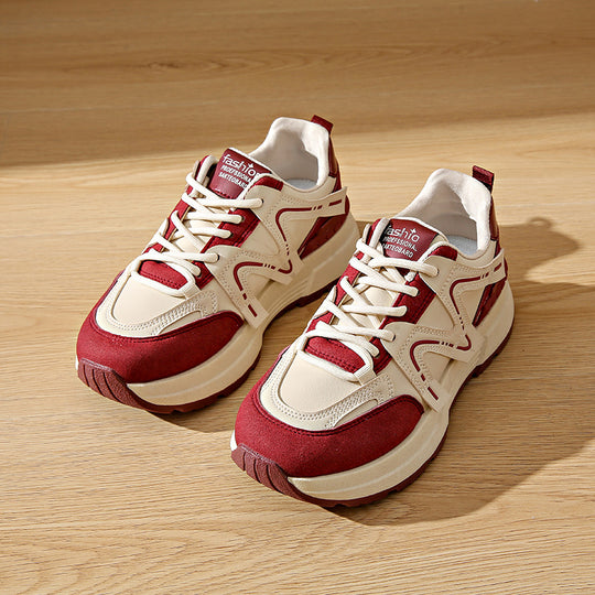 Damen Sportliche Sneaker mit verstärktem Profil und dämpfender Sohle EB