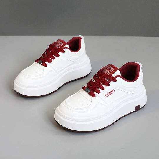 Damen modische Plateau Sneakers mit ergonomischer Dämpfung und trendigem Design EB
