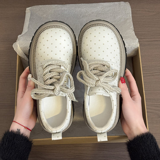 Damen Modische Schnürschuhe mit trendigem Blockabsatz EB