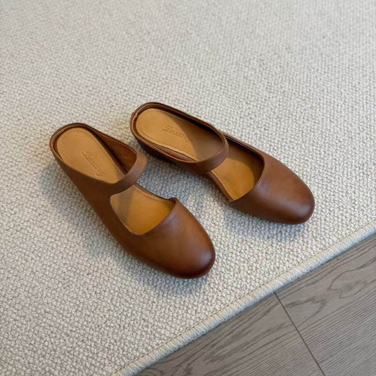 Damen komfortable Riemchen-Pantoletten EB