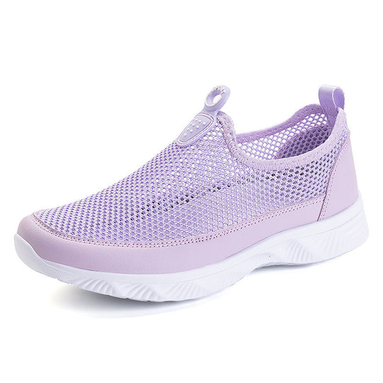 Damen Sportliche und atmungsaktive Slip-On Sneakers EB