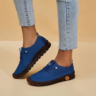 Damen  leichte Alltags-Slipper-Sneaker mit verdeckter Schnürung, elastischem Einstieg und griffiger Trailsohle EB