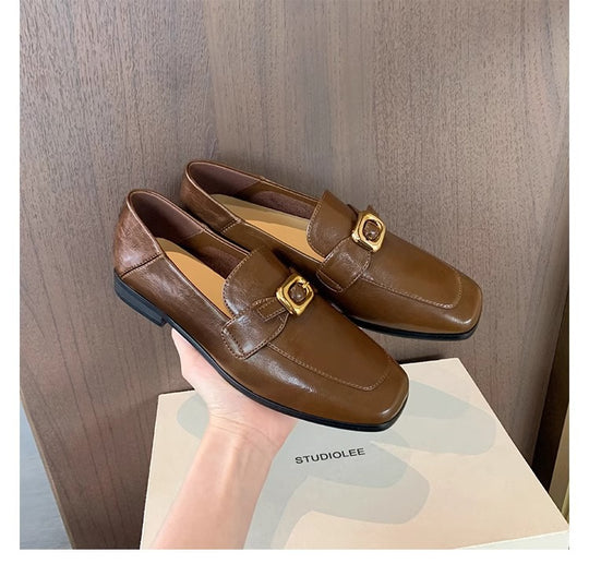 Damen Mokassins mit elegantem Schnallenakzent und komfortablem Fußbett EB