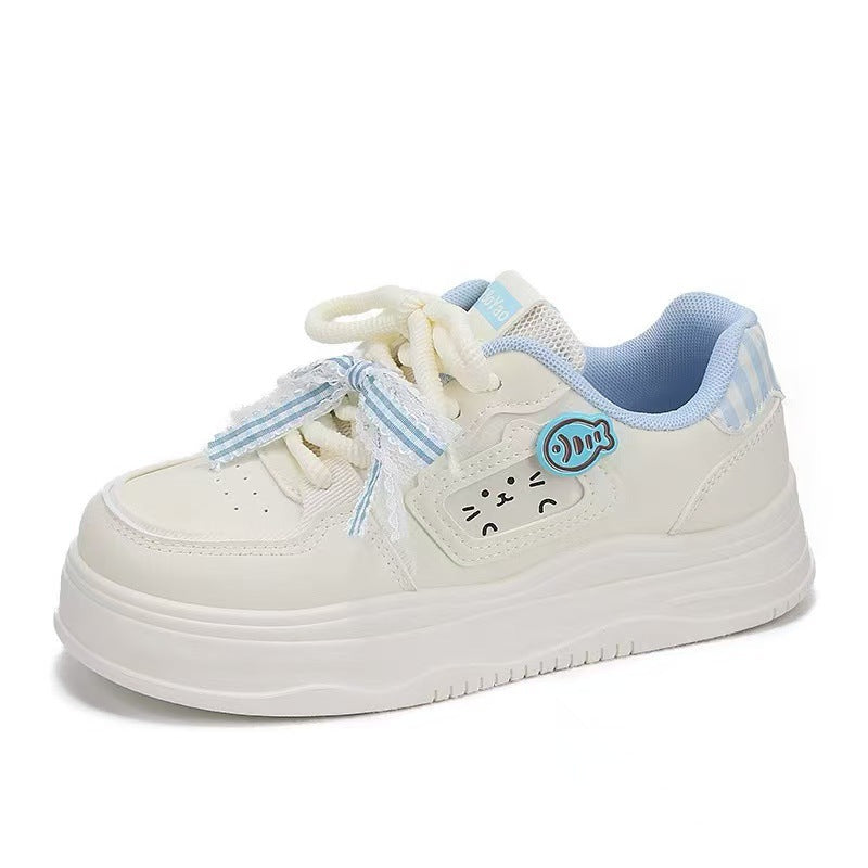 Damen Sneakers mit verspieltem Tiermotiv und komfortabler Sohle EB