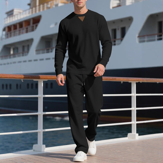 Herren lässiger Pullover und Jogginghose Set EB