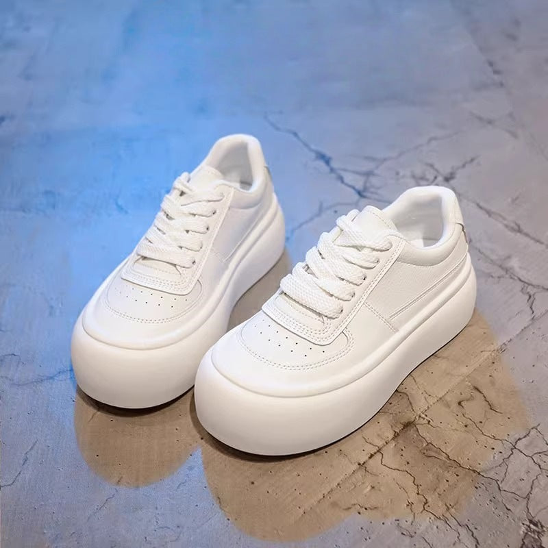 Damen Plateau Sneakers mit ergonomischer Sohle und atmungsaktivem Obermaterial EB