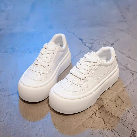 Damen Plateau Sneakers mit ergonomischer Sohle und atmungsaktivem Obermaterial EB