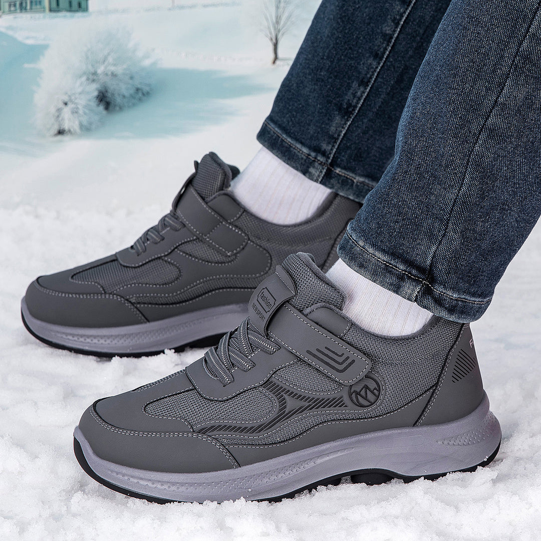 Damen Sportliche Schnür-Sneaker mit integrierter Wärmeisolierung und rutschfester Sohle EB