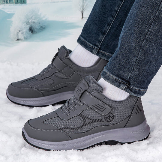 Damen Sportliche Schnür-Sneaker mit integrierter Wärmeisolierung und rutschfester Sohle EB