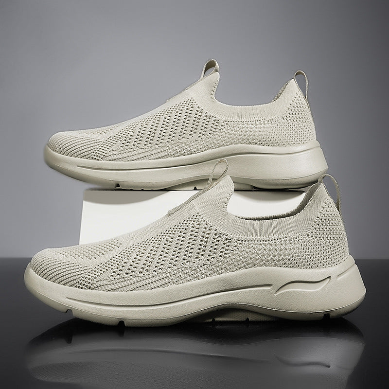 Damen Atmungsaktive Sneaker mit flexiblem Strick-Obermaterial EB