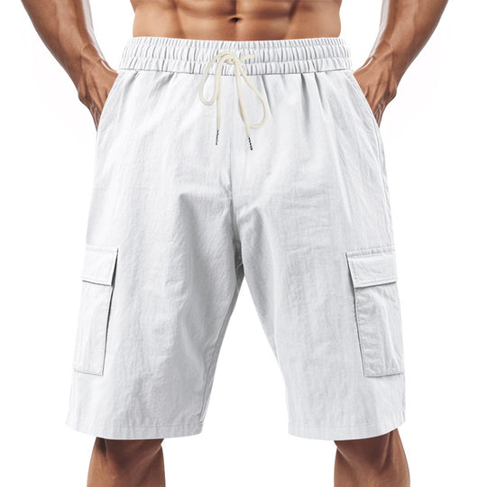 Herren Cargo-Shorts mit praktischen Seitentaschen und verstellbarem Kordelzug EB