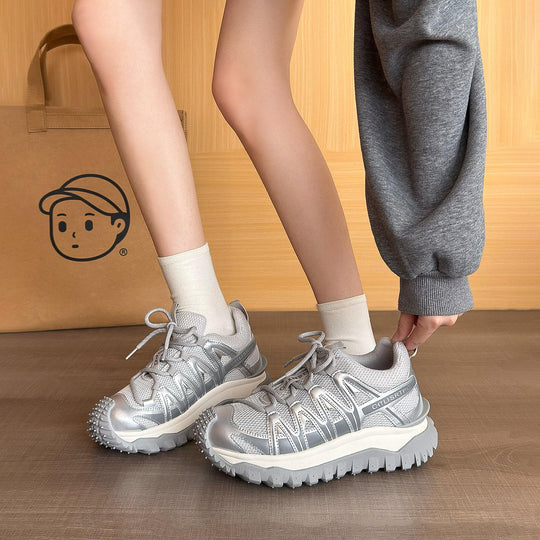 Damen sportliche Multifunktions-Sneaker mit rutschfester Sohle EB