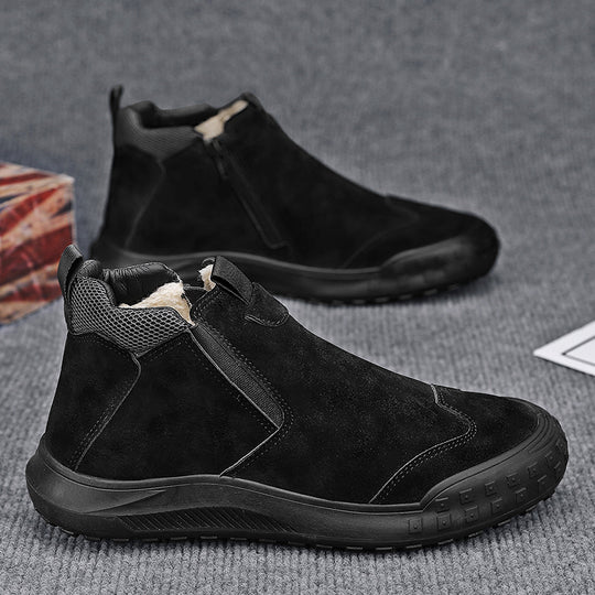 Damen Komfortable Stiefeletten mit weichem Innenfutter und praktischem Reißverschluss EB
