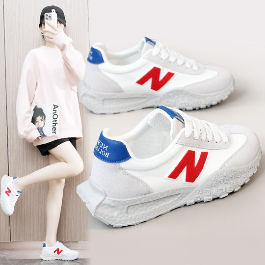 Damen Sportliche Lauf-Sneaker mit atmungsaktiver Obermaterialstruktur und rutschfester Sohle EB