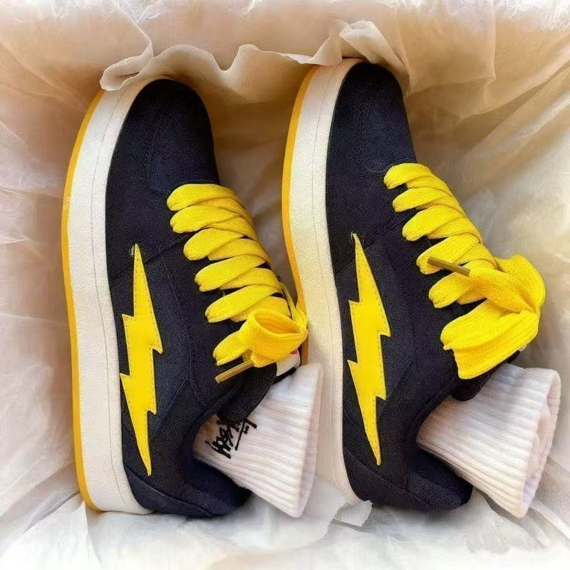 Damen Sportliche Sneakers mit innovationsstarkem Schnüroptik und rutschsicherer Sohle EB