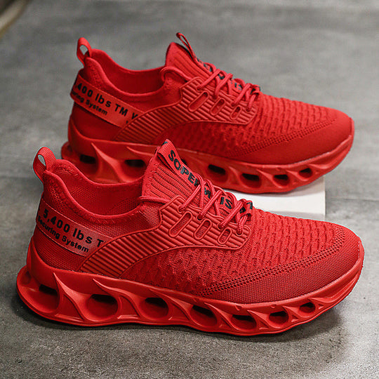 Unisex Performance-Sneaker mit innovativer gelochter Luftsohle und gestricktem Obermaterial EB