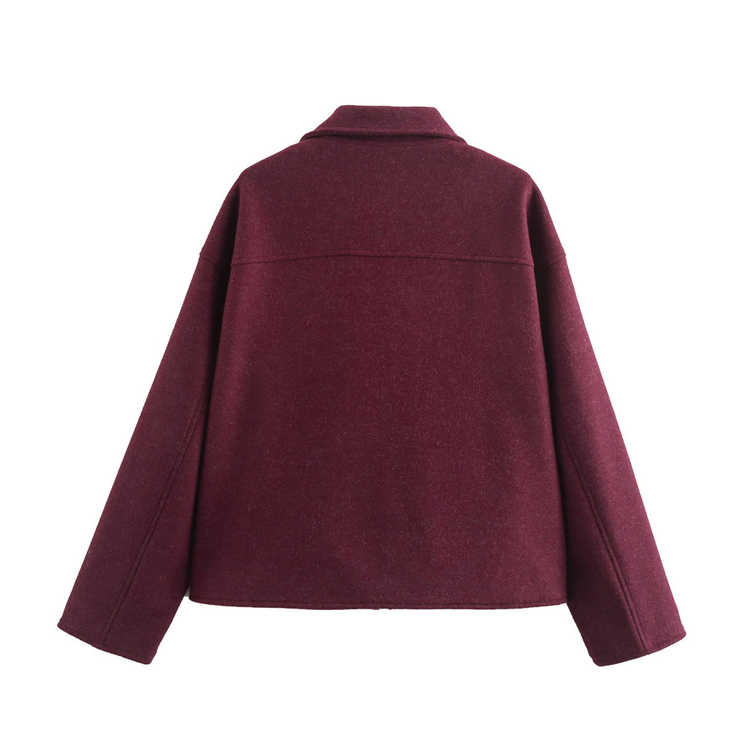 Damen cropped Utility-Jacke mit großen Taschen und modernem Schnitt EB