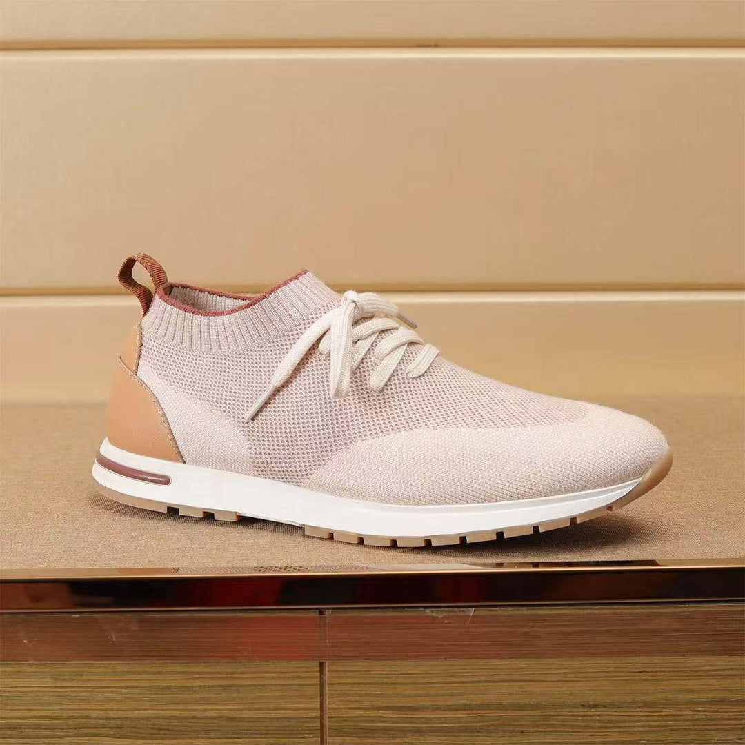 Damen Komfortable Sneaker mit atmungsaktiver Strick-Oberfläche EB