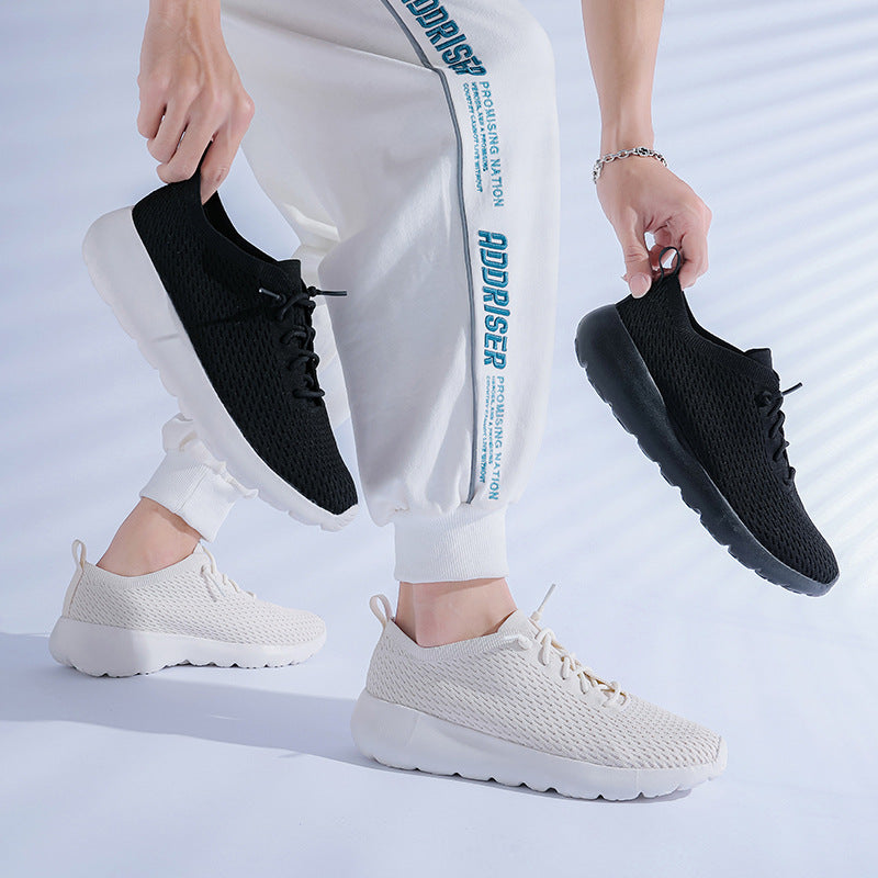 Damen Atmungsaktive SportSneakers mit flexiblem Strickdesign EB