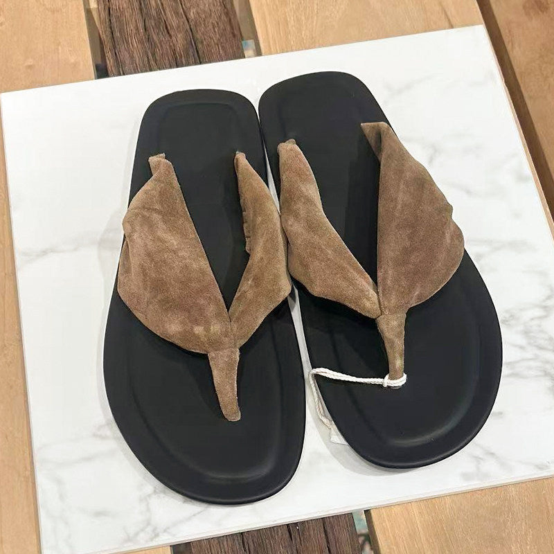 Damen Zehentrenner-Sandalen mit ergonomischem Fußbett und rutschfester Sohle EB