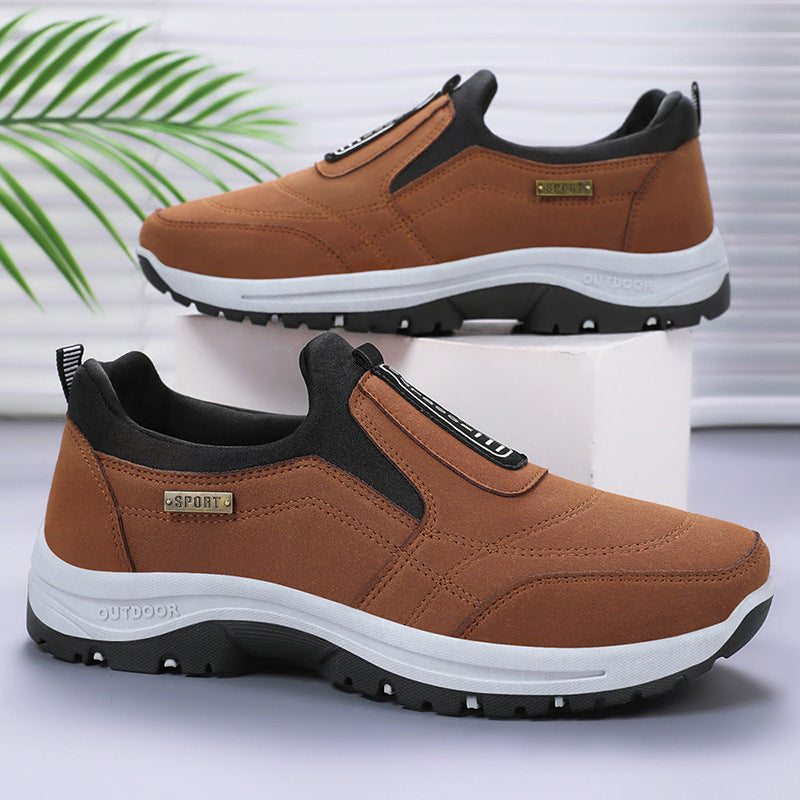 Damen Sportliche Slip-On Outdoor-Sneaker mit rutschfester Sohle EB