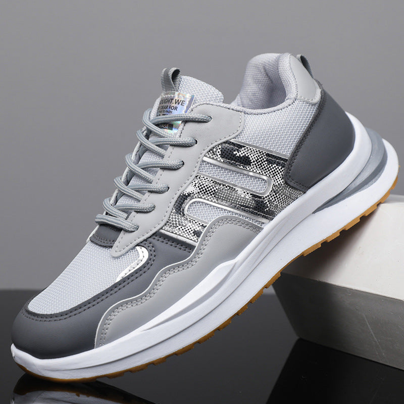 Damen Trendige Sneaker mit atmungsaktivem Obermaterial und stoßdämpfender Sohle EB