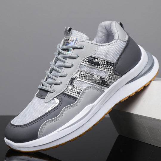 Damen Trendige Sneaker mit atmungsaktivem Obermaterial und stoßdämpfender Sohle EB