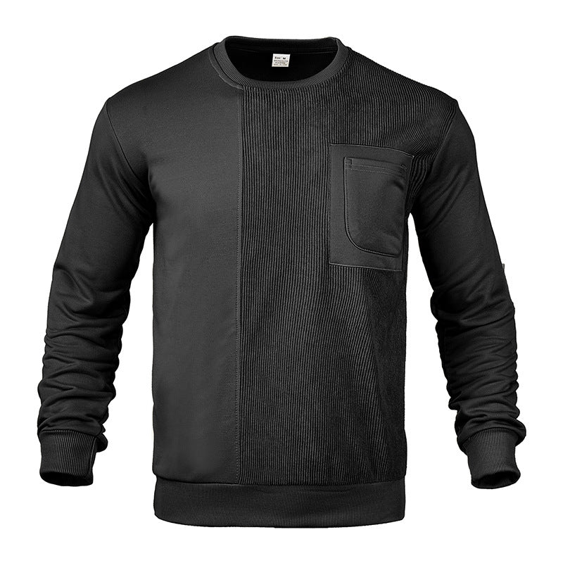 Herren Sweatshirt mit strukturierter Front EB