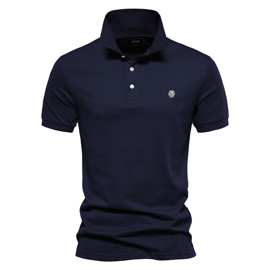 Herren Polo-Shirt mit feiner Piqué-Struktur und klassischem Kragen EB