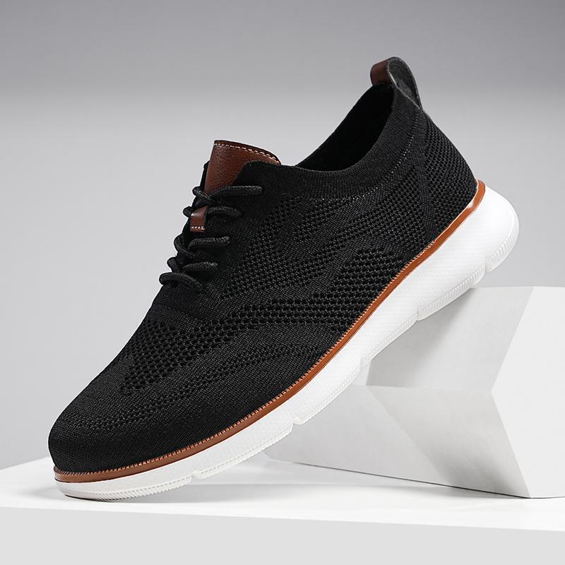Damen Atmungsaktive Freizeitsneaker mit elastischem Obermaterial und rutschfester Sohle EB