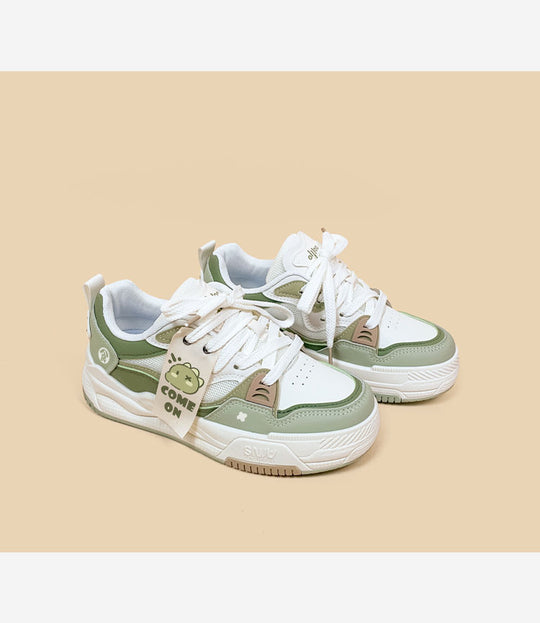 Damen sportliche Sneaker mit trendigem Design und atmungsaktivem Obermaterial EB