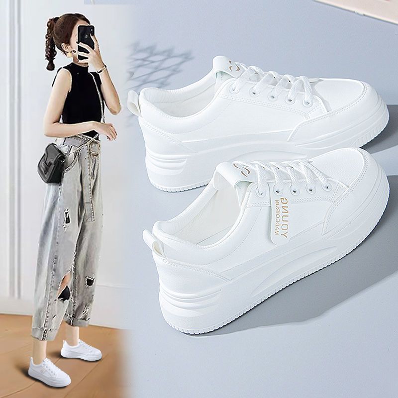 Damen Sneakers mit komfortabler Plateau-Sohle und atmungsaktivem Innenfutter EB