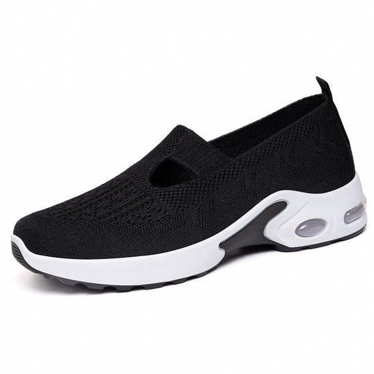 Damen Freizeit Sneakers mit atmungsaktiver Strickoberfläche EB