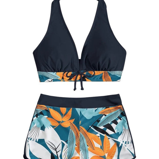 Damen Sportlicher Bikini mit modischem Schnitt EB