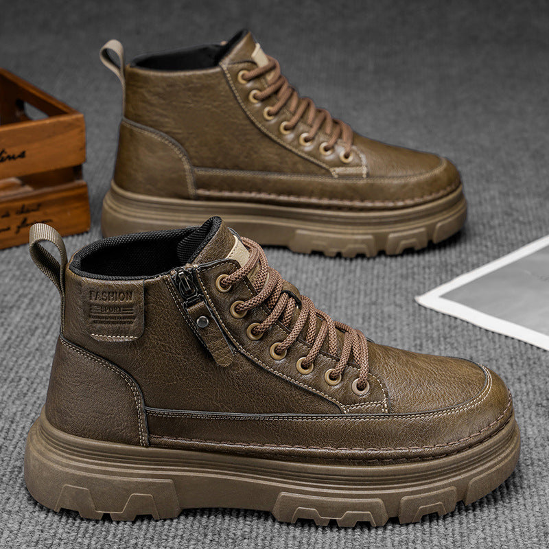 Damen robuste Schnürboots mit hohem Knöchelschutz und rutschfester Sohle EB