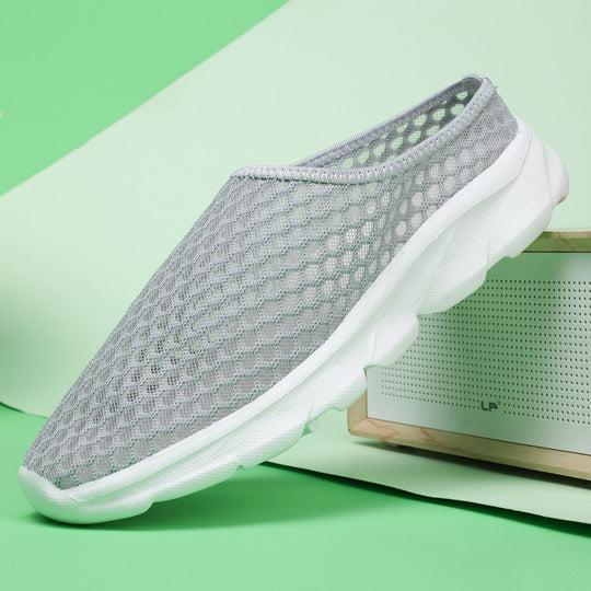 Damen Atmungsaktive Slip-On Sport-Schuhe mit flexiblem Netzdesign EB
