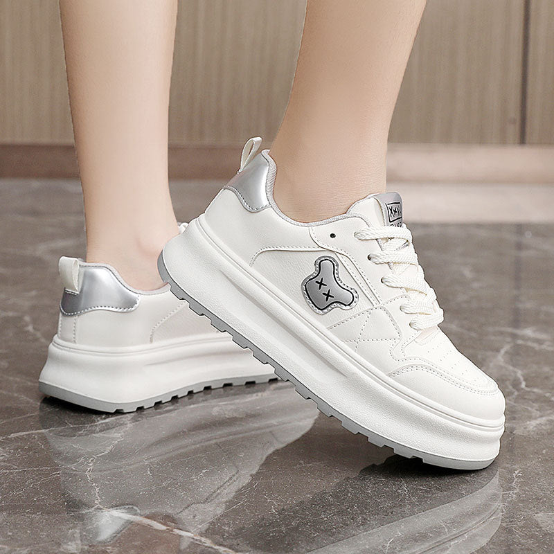 Damen Chunky Sneakers mit atmungsaktiver Mesh-Oberfläche und rutschfester Sohle EB